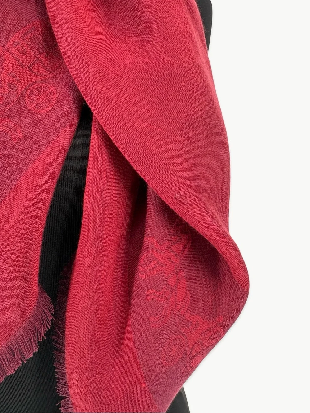 Coach Horse & Carriage Border Oversized Square Scarf 1941 Red NWT